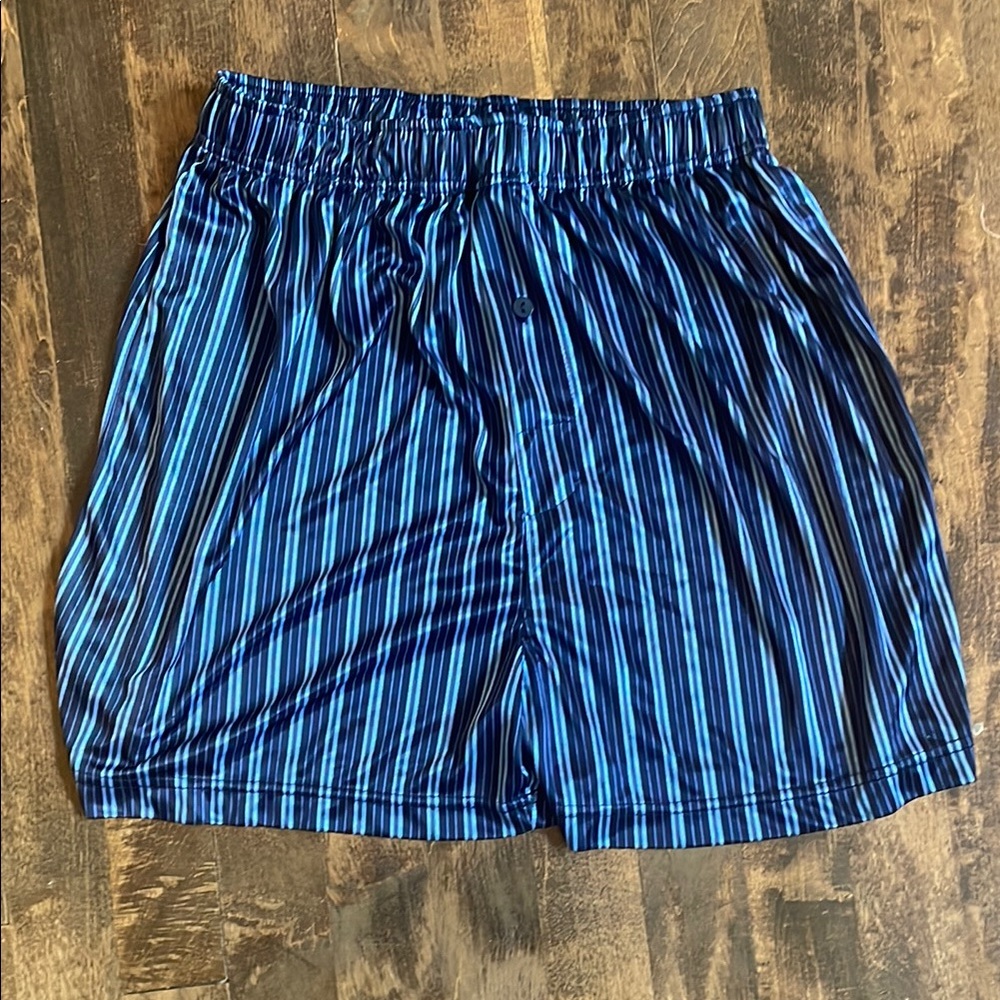 Striped Blue Shorts